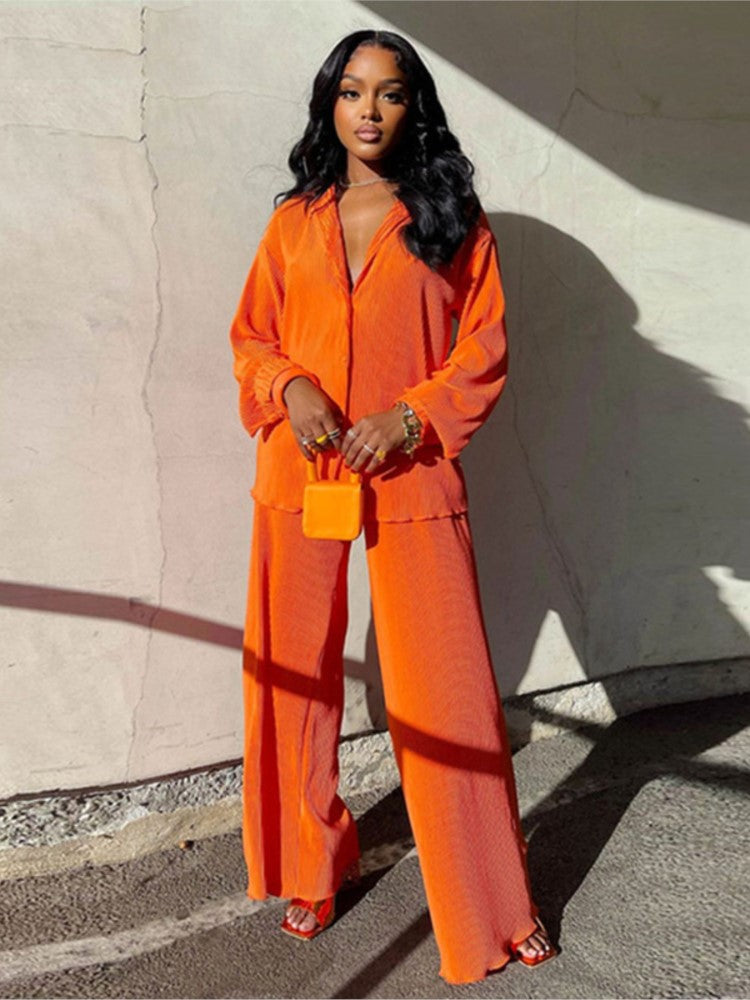 Women’s Wide-Leg Leisure Suit